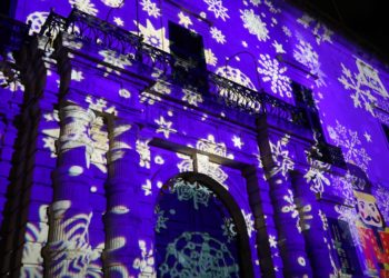 Christmas projections light up St George’s Square