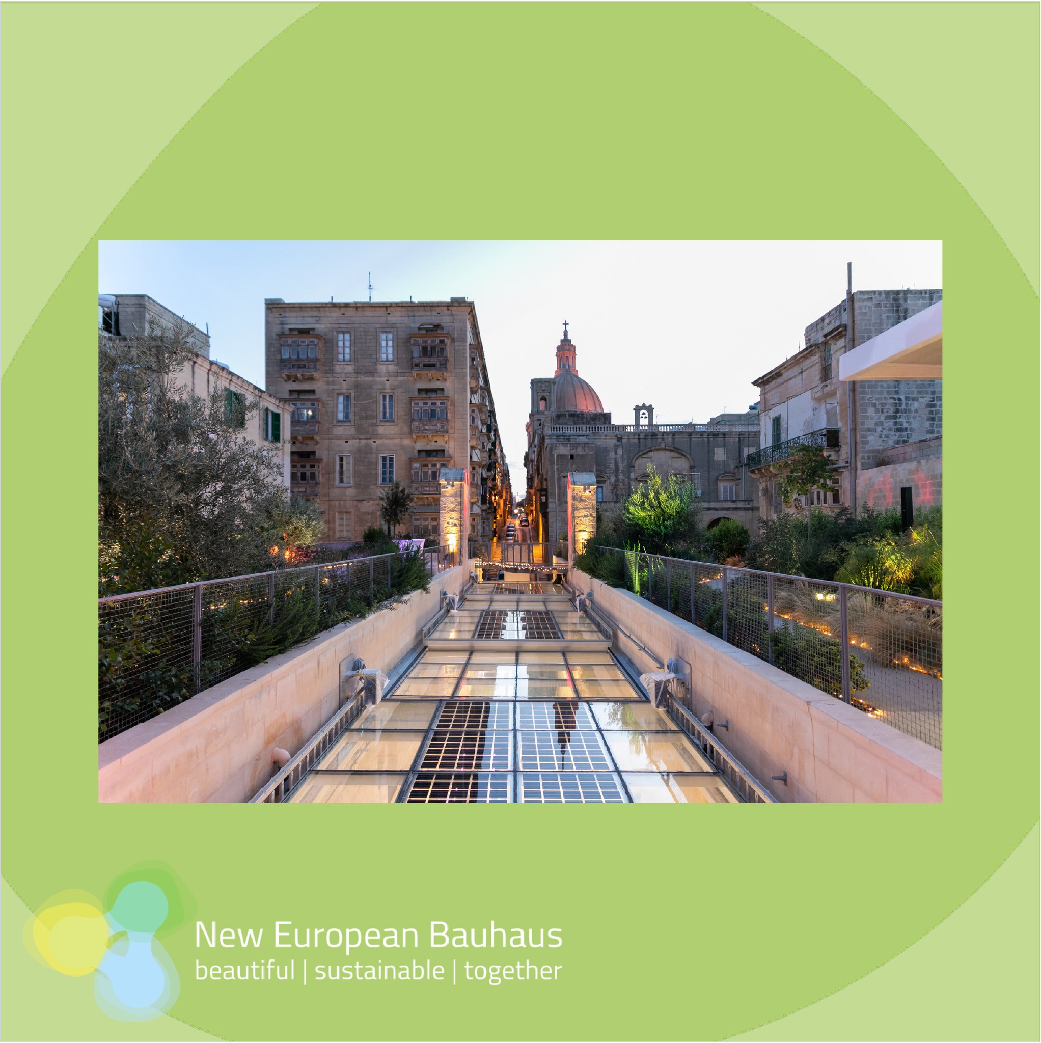 Il-Valletta Design Cluster (VDC) fost dawk magħżula biex jirbħu n-New European Bauhaus Award