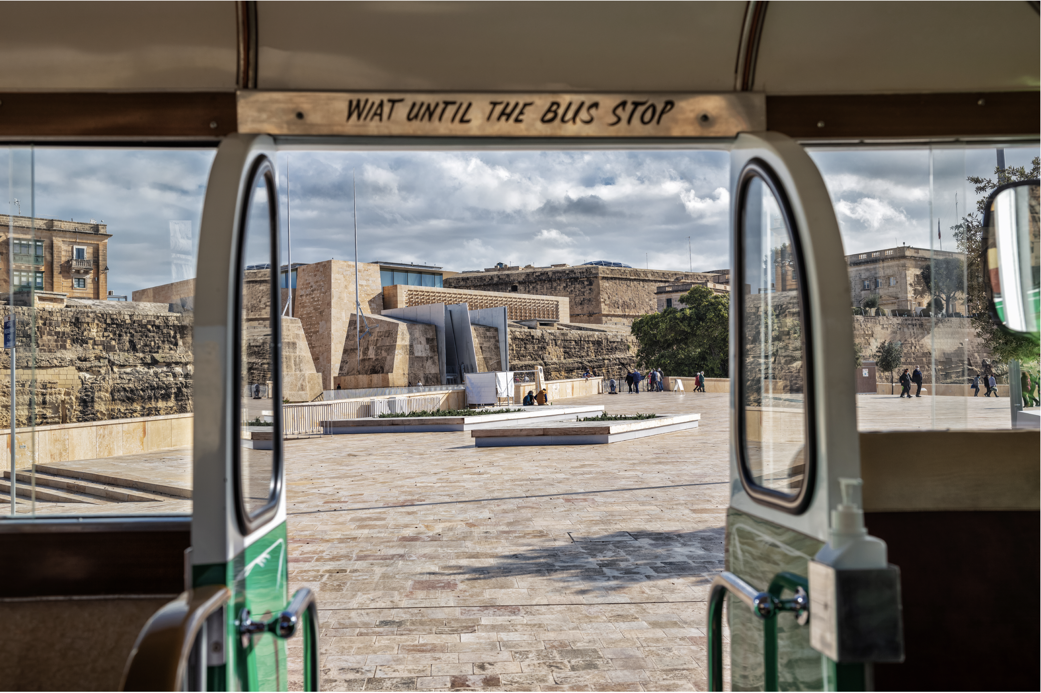‘The Bus Stop’, part of TNAX photo exhibition