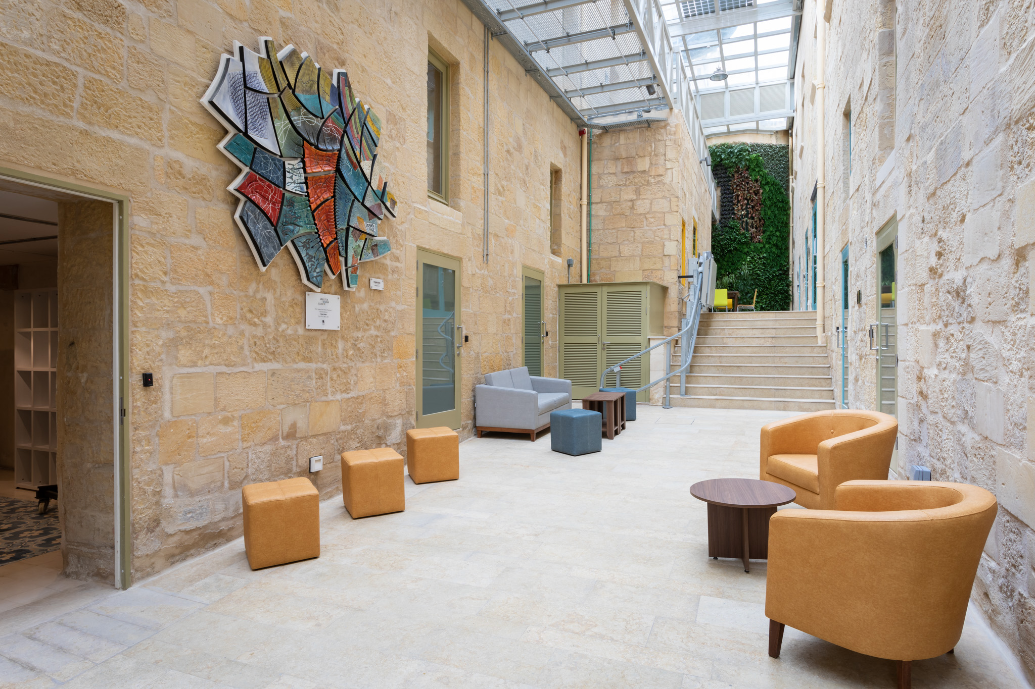 The Valletta Design Cluster Courtyard