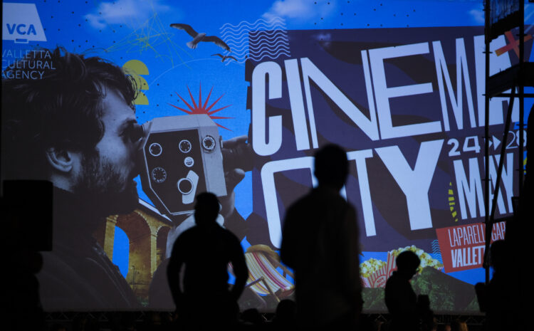 A photo showing audience members at the Cinema City film festival