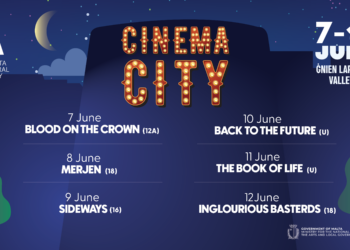 Six-day open air Cinema in Valletta