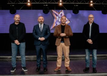 The stage is set for the NYE celebrations in Valletta