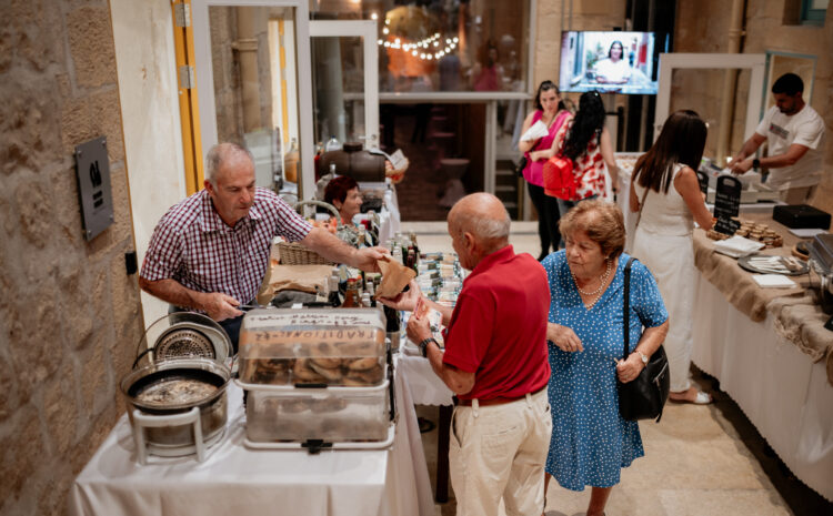 A photo showing attendees during the Valletta Local Food Festival