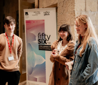 An image showing participants at one of the Fifty Six Design Talks at the Valletta Design Cluster