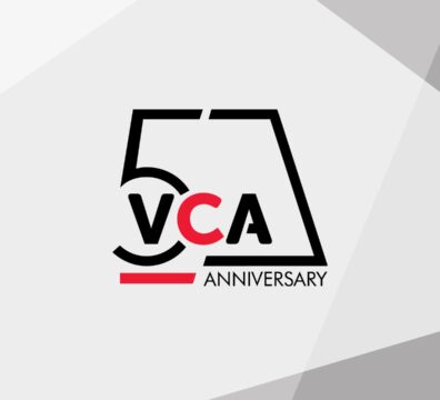 The logo commemorating the fifth Anniversary of the Valletta Cultural Agency