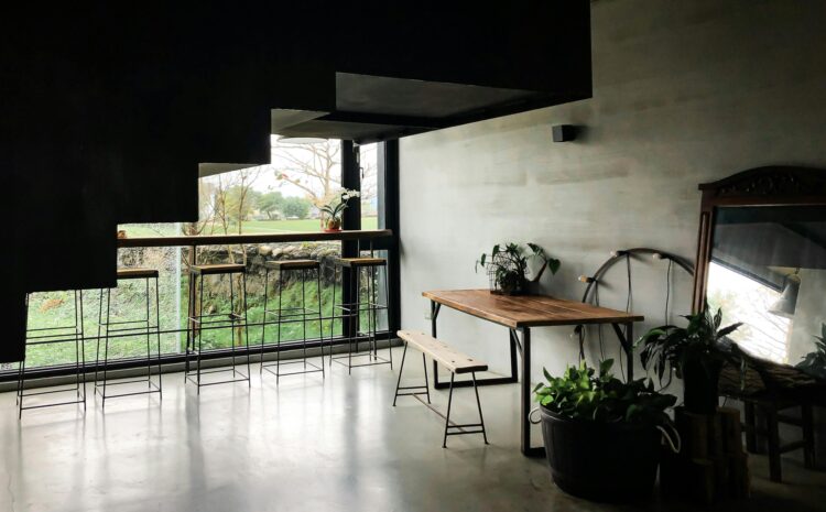 An image showing a home designed in a modern style