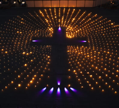 The Good Friday firebowl installation